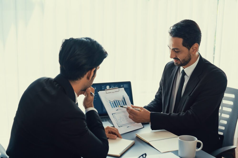 Friendly NZ financial adviser at work